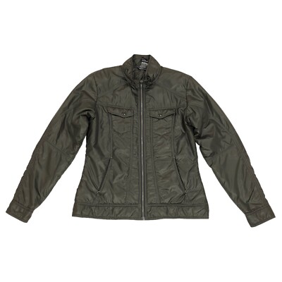 Kuhl Revolt Women's Jacket Size Small Olive Gray Full Zip Primaloft Petex