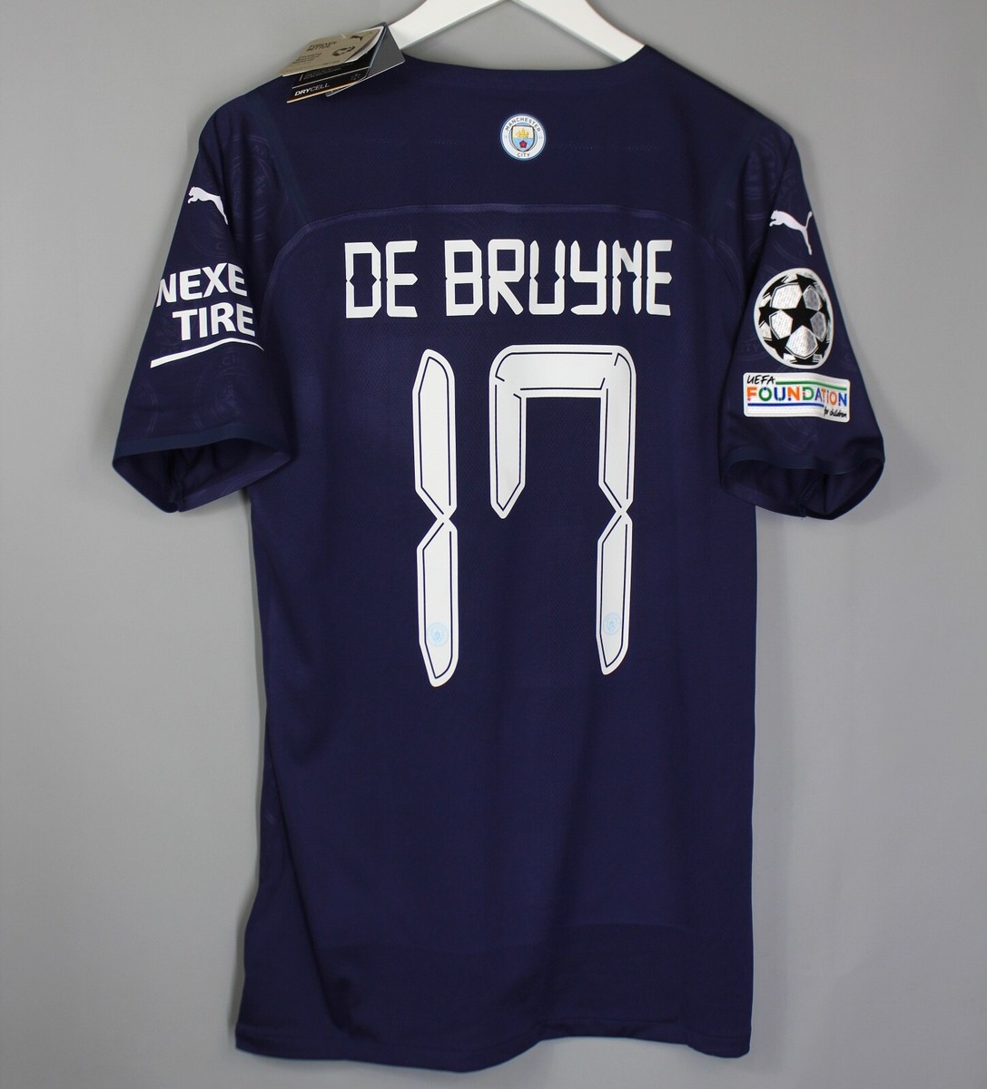 NWT MANCHESTER CITY 2021/2022 AWAY SHIRT JERSEY #17 DE BRUYNE