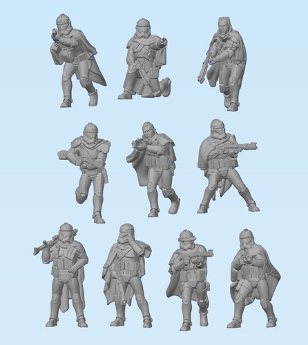 Miniature di Star Wars Legions - Clone Imperiale Fanteria Tattica - Foto 2 di 6