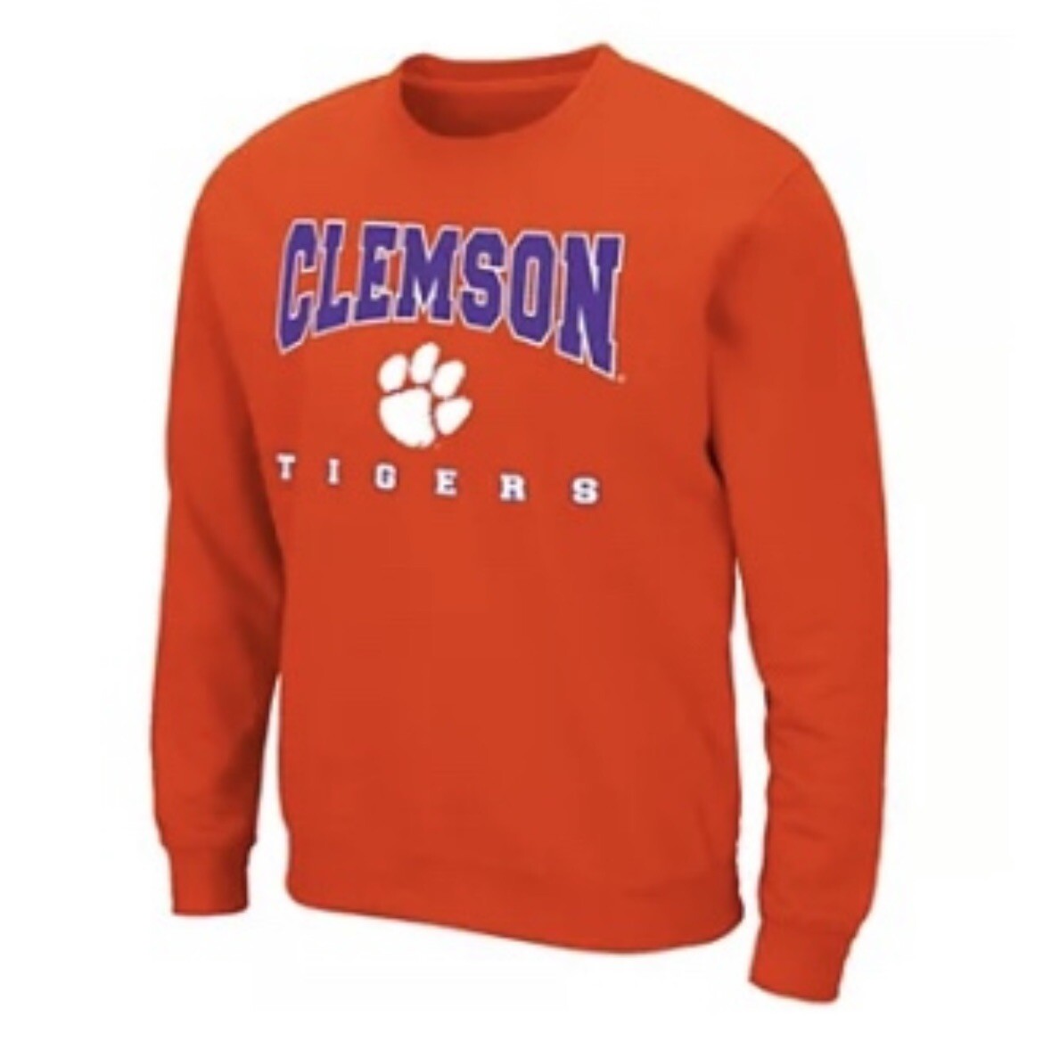 NCAA Clemson Tigers CU College Sweatshirt Orange Men’s Size 2XL NEW