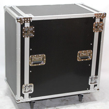LASE Pro 16 Space ATA SHOCK MOUNT Style Amp Rack Flight Case 28" Deep 