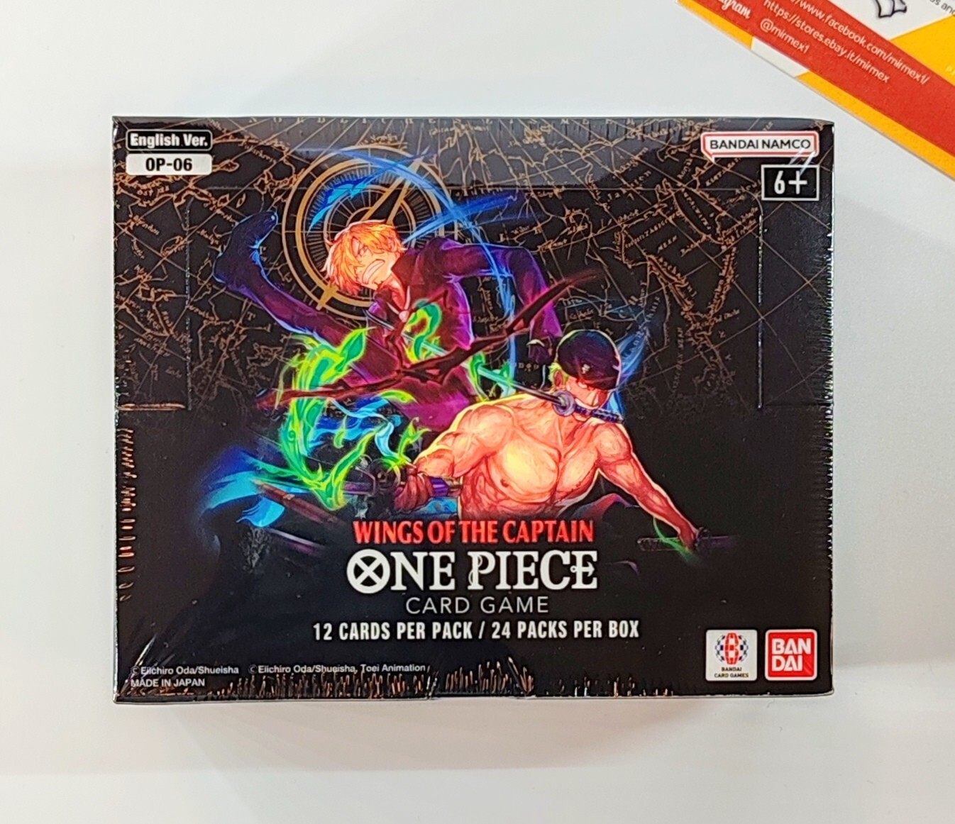 One Piece TCG: Wings Of The Captain OP-06 Booster Box - English Sealed, 24 Packs, Bandai 2024 3 thumbnail image