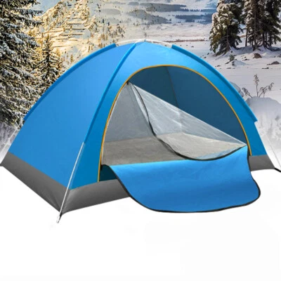 MARKENLOS 2 Personen Pop-Up Zelt Wurfzelt Camping Wasserdicht Trekkingzelt Familienzelt DE