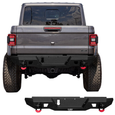 Vijay Steel Rear Bumper Fits 2020-2024 Jeep Gladiator JT