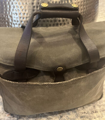 Filson Repair With Darning 257 Rugged Twill Computer Briefcase