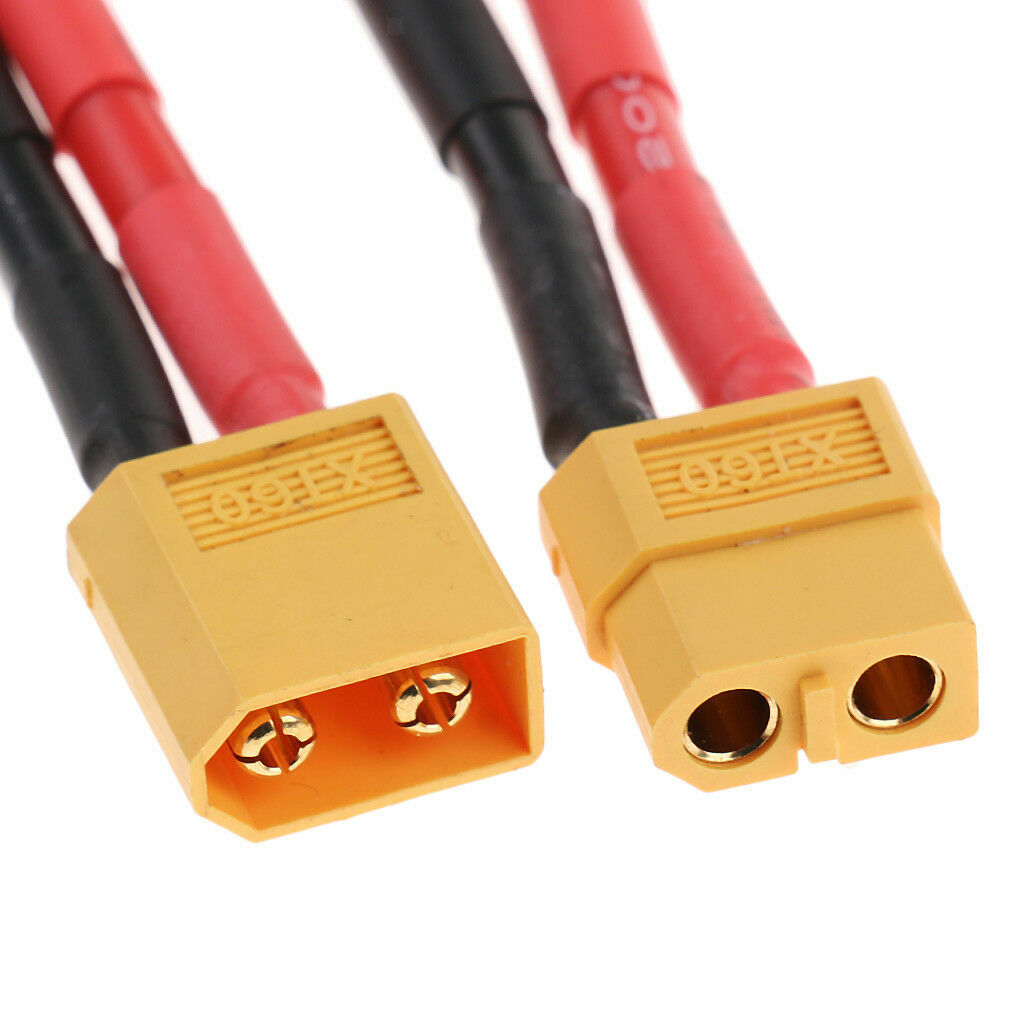 RC XT60 to Deans Plug Male/Female T Connector Adapter Car Plane Lipo Battery