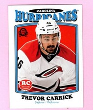 2016-17 O-Pee-Chee Retro #588 Trevor Carrick RC Carolina Hurricanes