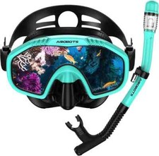 Schnorcheln Set Taucherbrille Anti-Fog Anti-L...