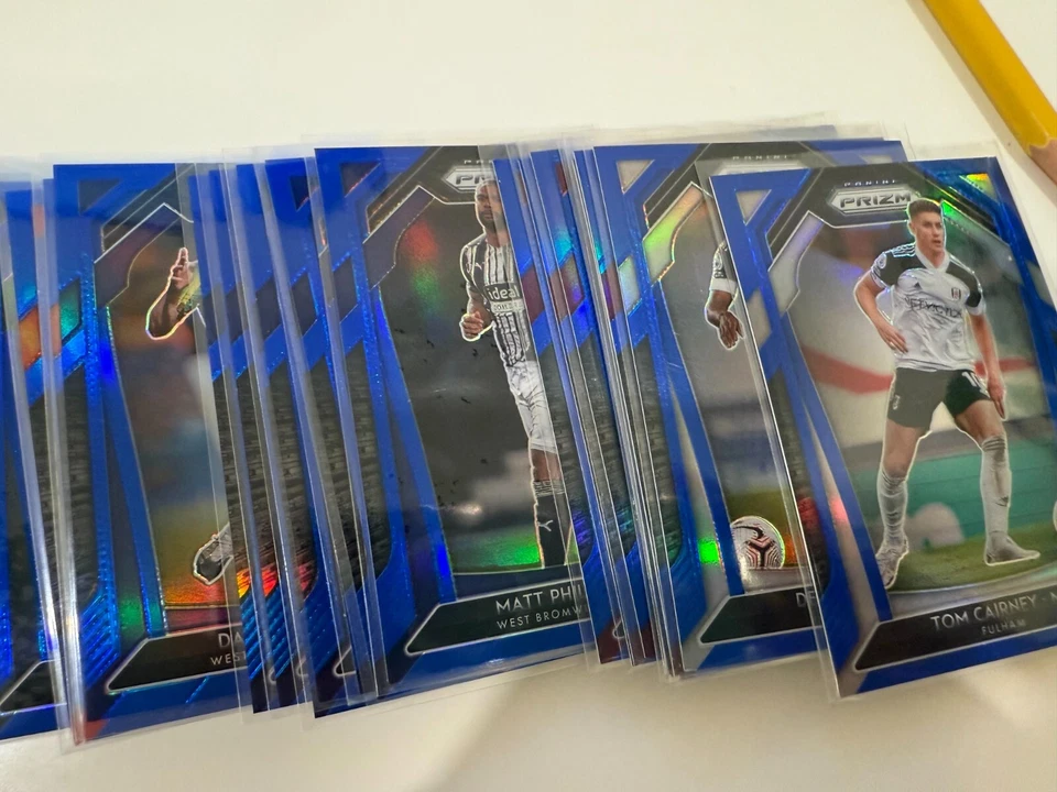 2020-21 Panini Prizm Premier League Blue Prizm /199 - PICK YOUR PLAYER / TEAM - Image 3 of 4