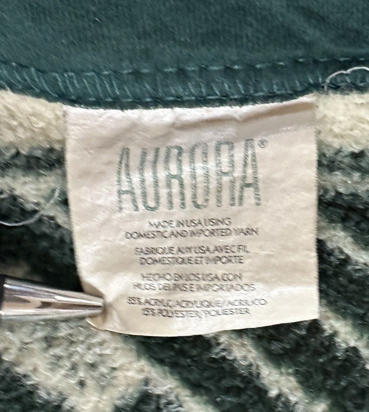 Biederlack Of America Fleece Aurora Blanket/Throw USA Reversible 48X61 eBay