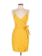 Reformation Women Yellow Cocktail Dress M