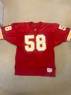 Wilson Authentic Derrick Thomas 58 Kansas City Chiefs Jersey Size 50