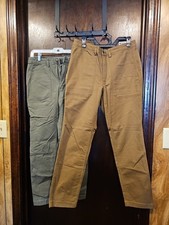 Duluth Trading Women  s Size 10 Reserve Slim Leg Pants x2 1 NWT