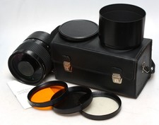 Sowjetisches Rubinar 500mm 5.6 Spiegelloses Vintage Objektiv - Gehäuse mit Filtern