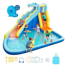 Uimoso Inflatable Bounce House 11.6 x 13.1 x7.7ft Water Play Castle for Children