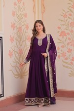 Faux Georgette Readymade Salwar Kameez Palazzo Suit Wedding Guest Outfit