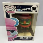 Funko Pop The Muppets Dr. Teeth #06 Vinyl Figure w/ Protector (Damaged Box)