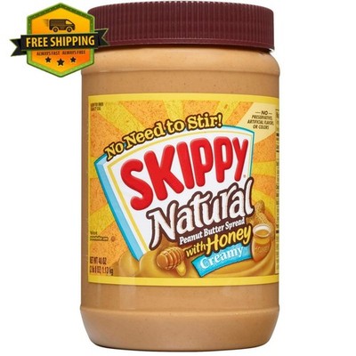SKIPPY Natural Creamy Peanut Butter Spread with Honey (40 oz)