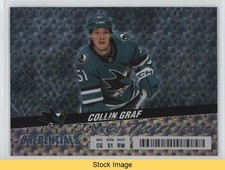 2024 Upper Deck Credentials Debut Ticket Access Horizontal Collin Graf READ 11vp