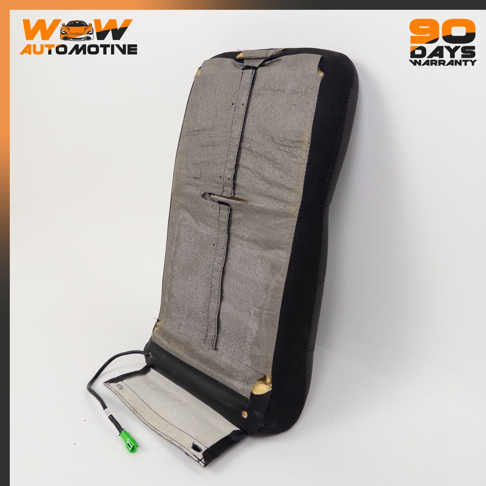 05-10 CHEVROLET CORVETTE C6 FRONT LEFT TOP UPPER SEAT CUSHION BOTTOM BLACK OEM