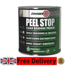 Peel Stop 1L Clear Primer - Durable Non-Toxic Sealer for Walls and Ceilings