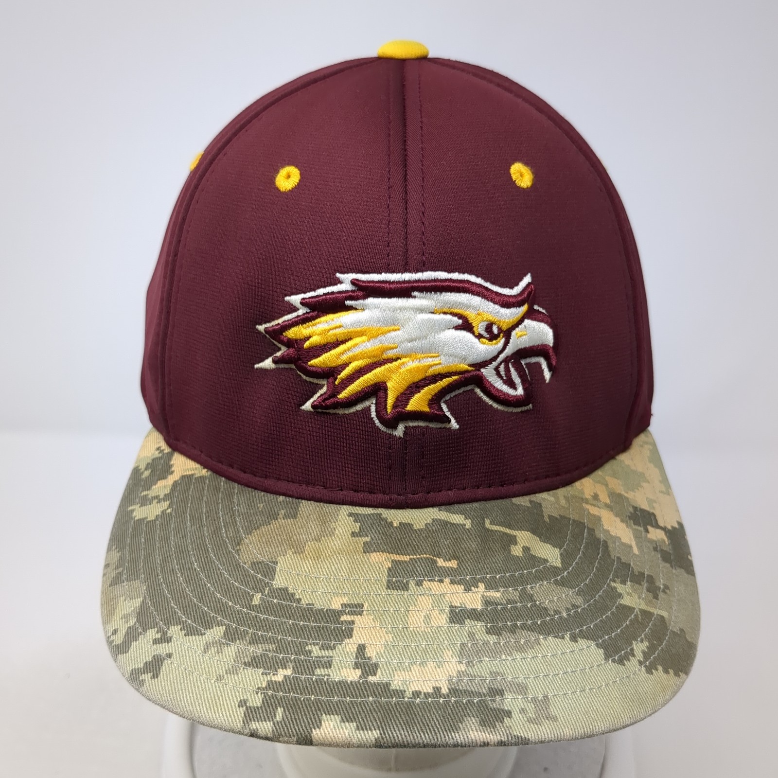 LMSA Eagle Fitted Baseball Hat Multicolor XL Embr… - image 2
