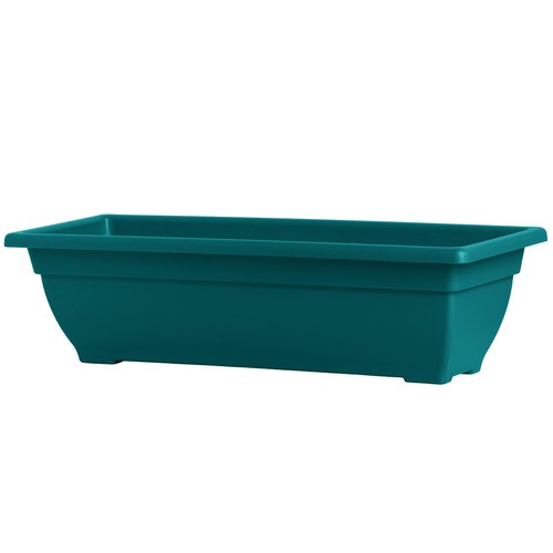 Rectangle Planter Box, 24 Inch Indoor/Outdoor Rectangular Planter, Durable UV...
