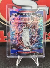 Allisha Gray #6 2024 Panini Prizm WNBA Fireworks Prizms Blue Pulsar / 199