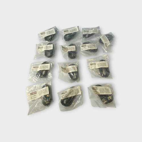 MCM 3ft 3.5mm Mono Patch cable, Two Conductor 3.5mm (lot of 13) - New Old Stock - Afbeelding 1 van 3