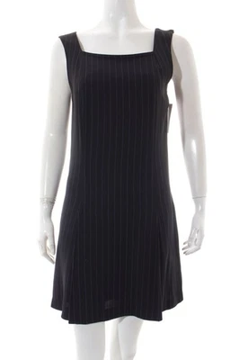 SPORTMAX A-Linien Kleid Damen Kleid Gr. DE 36 weiß-dunkelblau Elegant - Bild 1 von 4