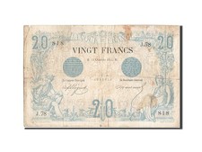 [#208810] Banknote, France, 20 Francs, 20 F 1874-1905   Noir  , 1874, 1874-10-12