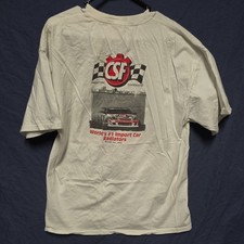 Vintage Jerzees White Radac America Csf Radiators Auto Racing T-shirt Size Xl Vintage Jerzees White Radac America Csf Radiators Auto Racing T-shirt Size Xl