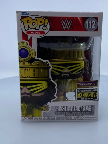 Pop! WWE King Macho Man Metallic Vinyl Figure - Entertainment Earth Exclusive DA