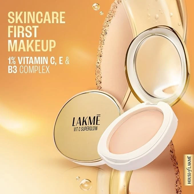 Lakme Superglow Vit C Compact Cinnamon30 8gm - Image 4 of 4