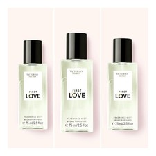 Victoria s Secret FIRST LOVE Fragrance Mist 2.5 fl.oz. Lot of 3