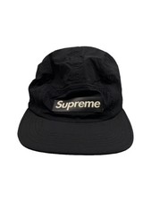 Supreme Cap Nylon Black Solid Color Men's