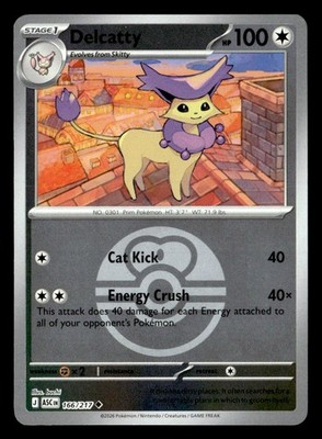Pokemon Delcatty (Love Ball) #166/217 tcg Near Mint or Better