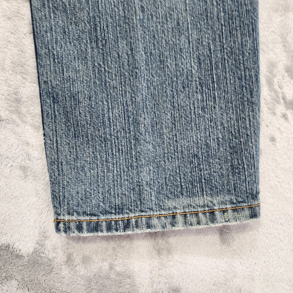 Vintage Y2K Bailey's Point Jeans Mens W34XL32 Blue Premium Heavy Duty Bootcut - Image 4 of 4