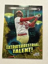 2023 Topps Cosmic Chrome Extraterrestrial Talent Jordan Walker #ET-20 Gold 1/50