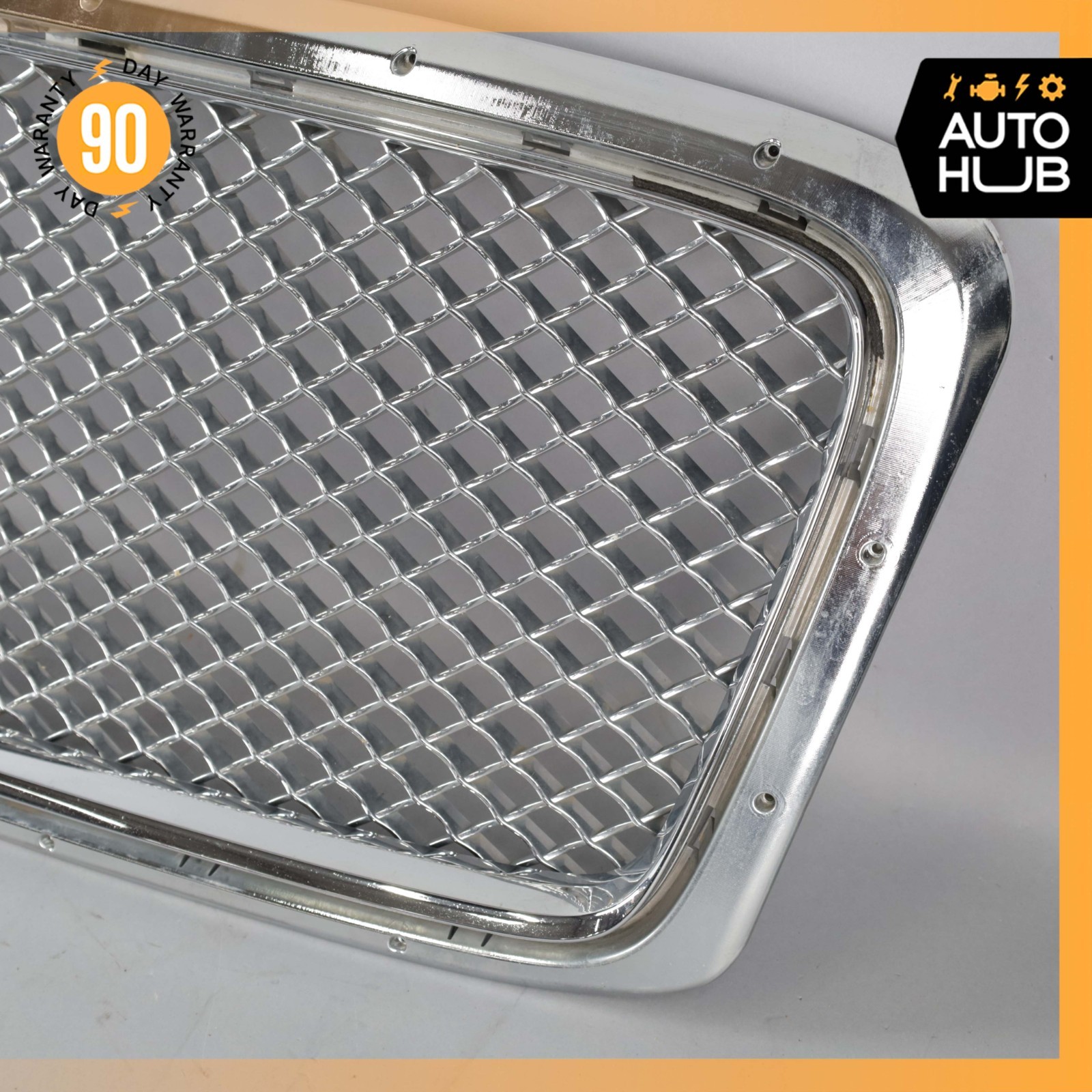 12-18 Bentley Continental GT GTC Hood Radiator Mesh Grille Grill Chrome OEM 73k