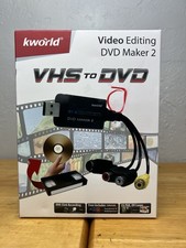 KWorld DVD Maker 2 VHS to DVD Video Capture Device Converter Win8 Ready