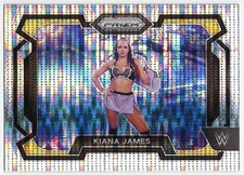 2024 Panini Prizm WWE Kiana James Pulsar Prizm /499 #3 NXT