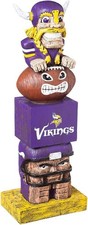 Minnesota Vikings 16 Inch Tiki Totem Garden Statue Resin Outdoor Decoration