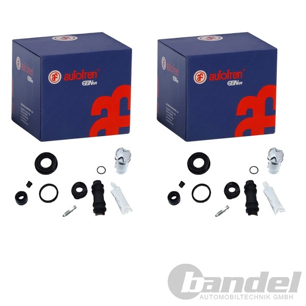 2X Autofren Reparatursatz Bremssattel Hinten Passend FüR Mazda 323 626-image