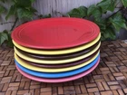 FIESTA RAINBOW 8 DINNER PLATES BRIGHT MIX SET 10.5" FIESTAWARE FREE SHIPPING