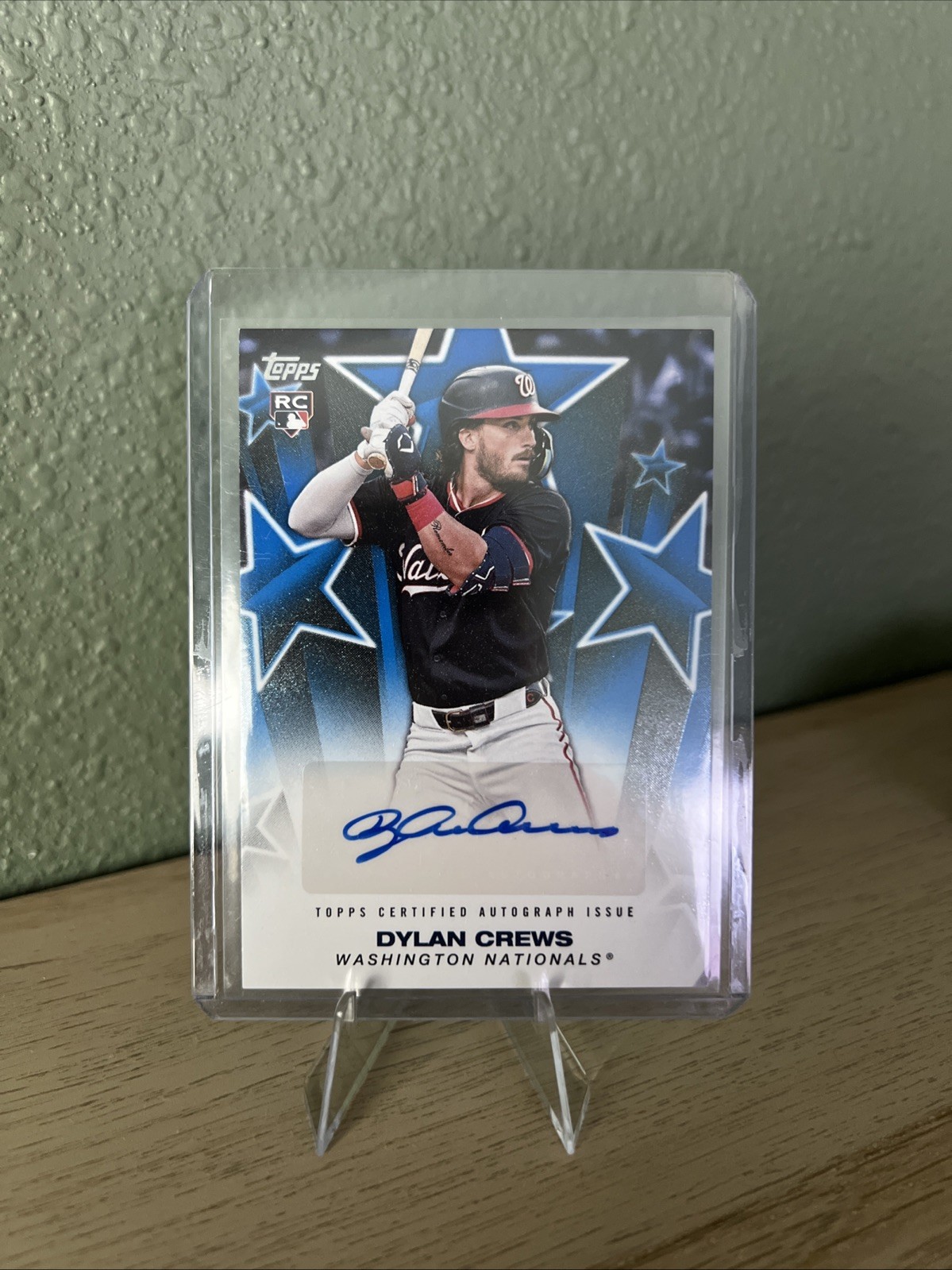 2025 Topps Series 1 #BSA-DC Dylan Crews RC Blue Baseball Stars Rookie Auto /150