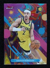 2025-26 Topps Finest Common Oil Spill Refractor Andrew Nembhard #42 0xh3