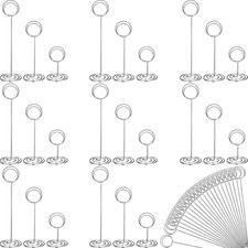 24 Pieces Table Number Holders 3 Size Place Card Holder Menu Table Sign Holder T