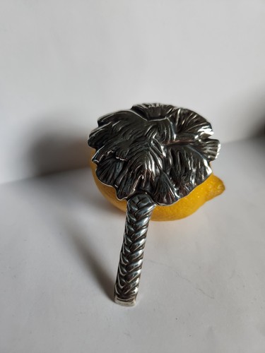 Vintage Taxco Sterling Statement  Palm Pendant  Pin