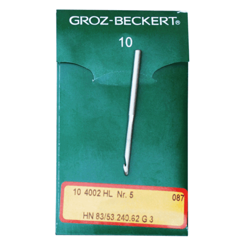 Groz-Beckert Lock Stitch Mckay Leather Needle #4002HL Nr. 5 - 1